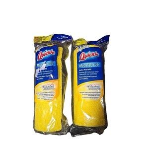 2 Quickie Mop & Scrub Roller Mop Refills Type M | Fits 058MB 058BMB | Microban